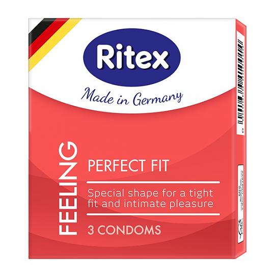 Презервативы Ritex Perfect Fit анатомической формы с накопителем 3шт