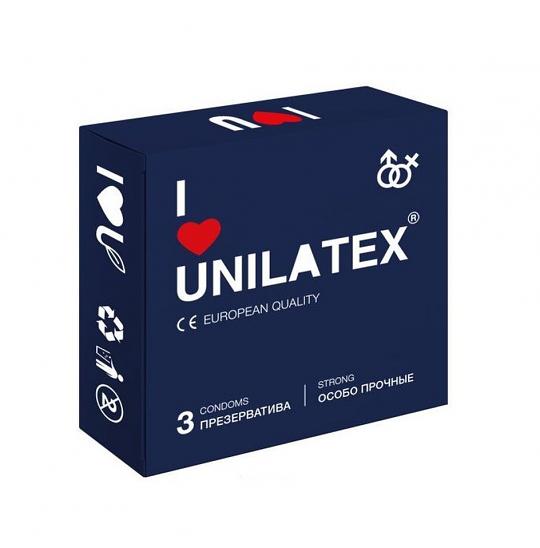 Презервативы Unilatex Extra Strong (Особопрочные) 3 шт