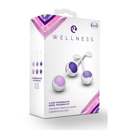 Шарики вагинальные Wellness Kegel Training Kit Purple цвет фиолетовый