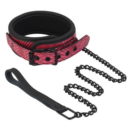 Шейный воротник из полиуретана и неопрена цвет красный