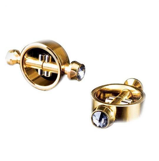 Стимуляторы-масажеры для сосков Gold цвет желтый