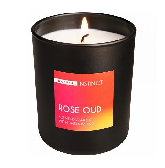 Свеча ароматическая Natural Instinct Роза и Уд 180 мл