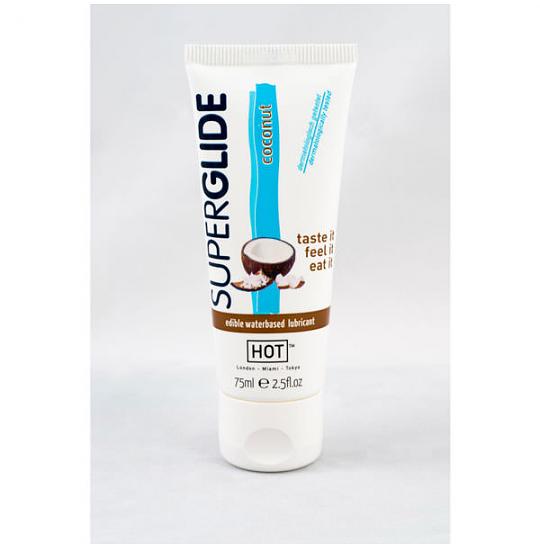 Съедобная смазка Superglide на водной основе со вкусом кокоса 75мл