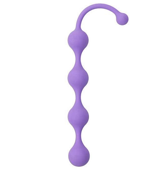 Цепочка шариков для массажа цвет фиолетовый