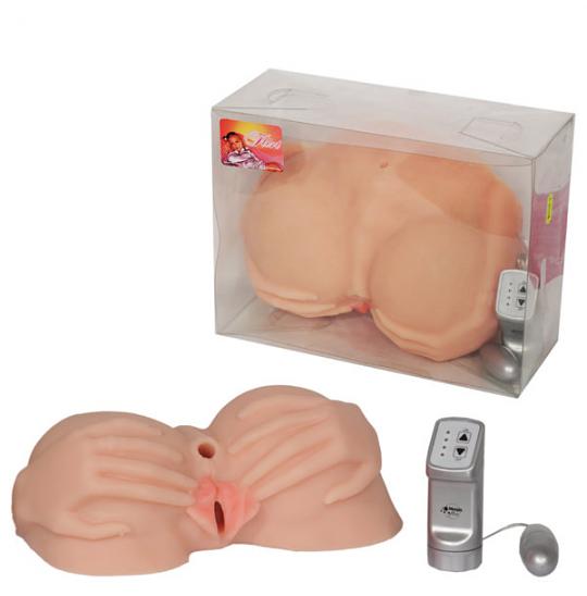 Вагина-анус с выносным блоком Биоклон цвет телесный