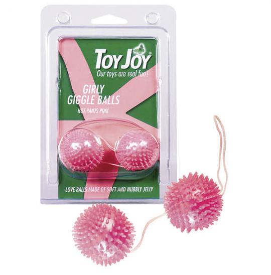 Вагинальные шарики Girly Giggle Balls Pink цвет розовый