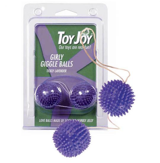 Вагинальные шарики Girly Giggle Balls Purple цвет фиолетовый