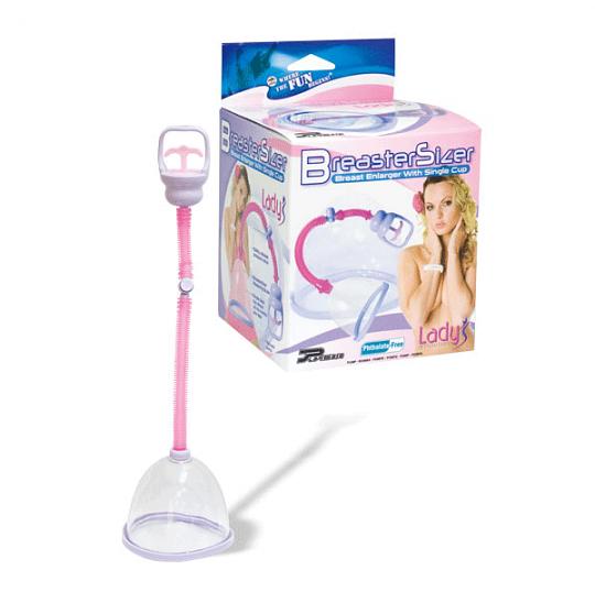 Вакуумный массажер для груди Breaster Sizer Single цвет розовый