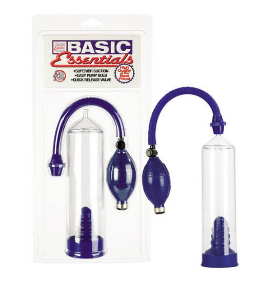 Вакуумный массажер для мужчин Basic Essentials цвет белый