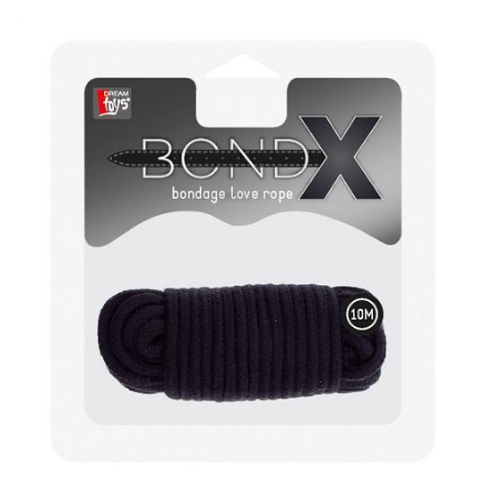 Веревка для связывания -  10m черная цвет черный