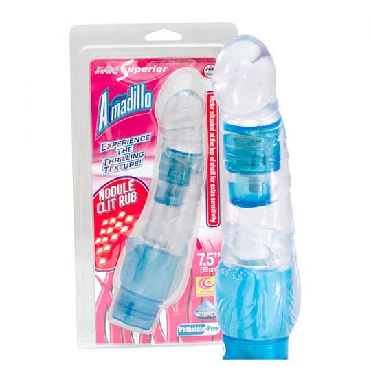 Вибратор Armadillo Blue цвет голубой