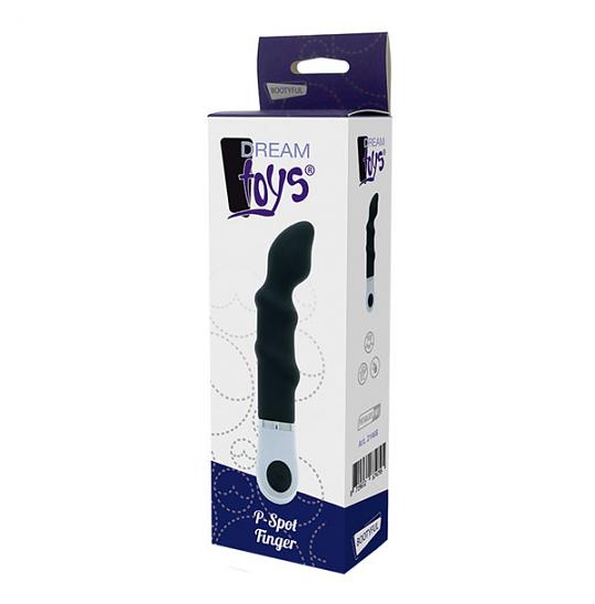 Вибратор для анальной стимуляции цвет черный