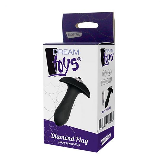 Вибратор для анальной стимуляции цвет черный