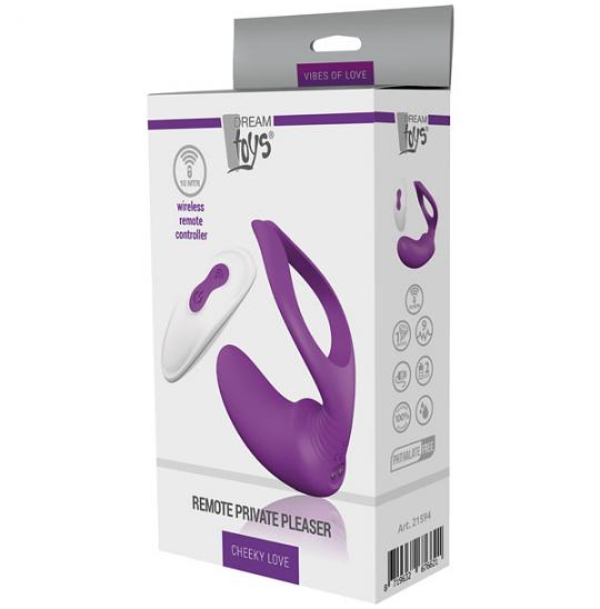 Вибратор для анальной стимуляции Remote Privare P-Pleaser цвет фиолетовый
