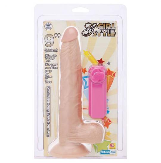 Вибратор G-Girl Style 23 см цвет телесный