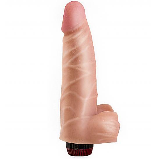 Вибратор киберскин в ламинате цвет телесный