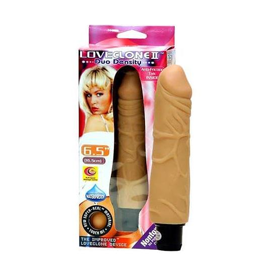 Вибратор Love Clone II Duo Density 16.5см цвет телесный