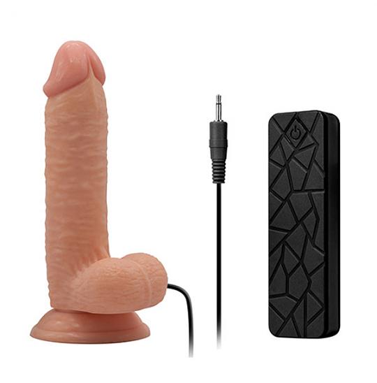 Вибратор Realstuff 7inch Dong Flesh цвет телесный