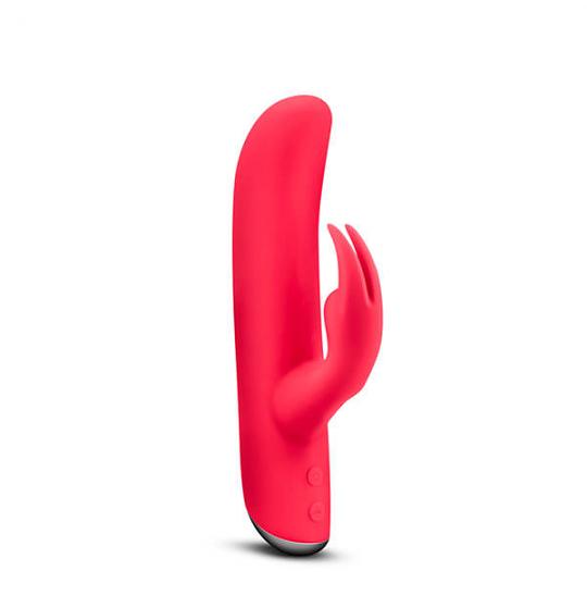 Вибратор с клиторальной стимуляцией Vilain red цвет красный