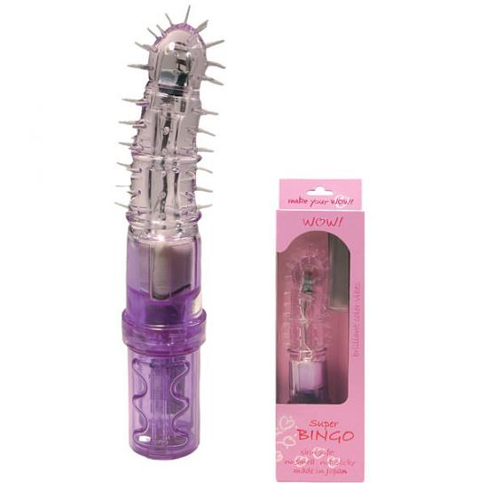Вибратор Super Bingo Elastomer Purple цвет фиолетовый