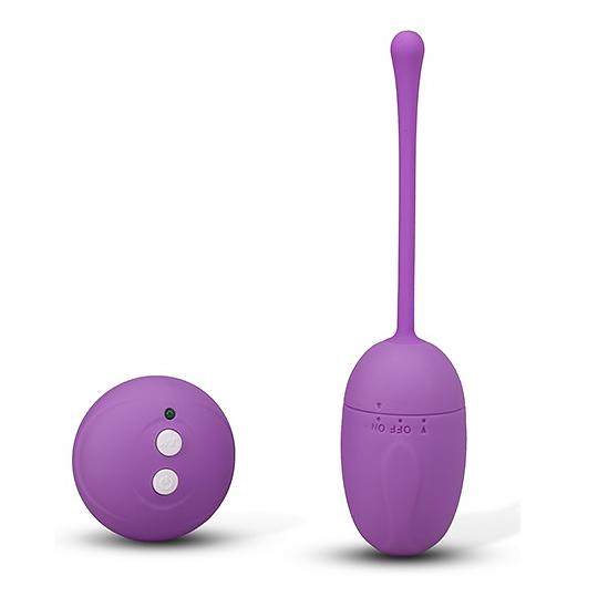 Вибрирующая пуля на дистанционном управлении цвет фиолетовый