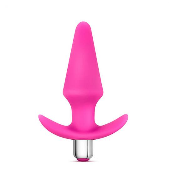 Вибромассажер для анальной стимуляции цвет розовый