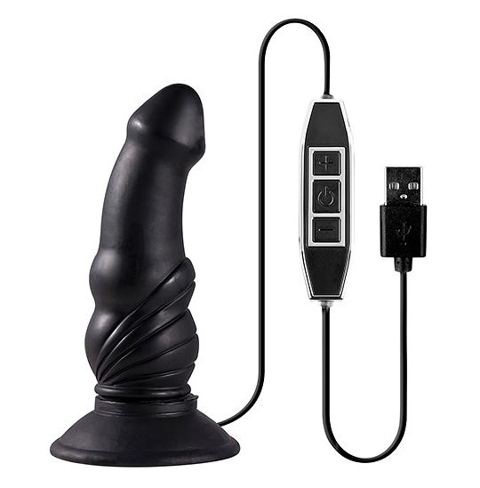 Вибромассажер для анальной стимуляции Menzstuff Spindle цвет черный