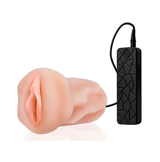 Вибромассажер для мужчин-вагина цвет телесный