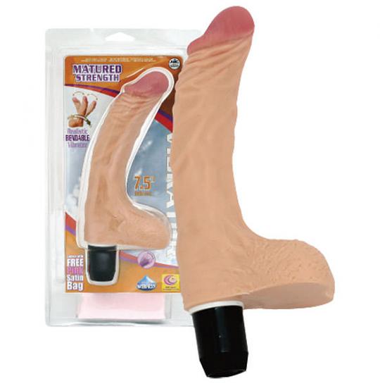 Вибромассажер - фаллоимитатор Matured Strength цвет телесный