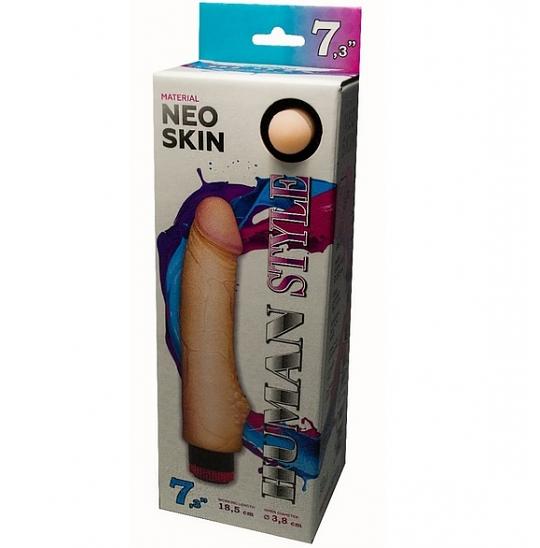 Вибромассажёр HUMAN STYLE цвет телесный