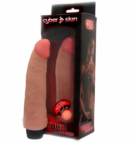 Вибромассажёр неоскин с пробником цвет телесный