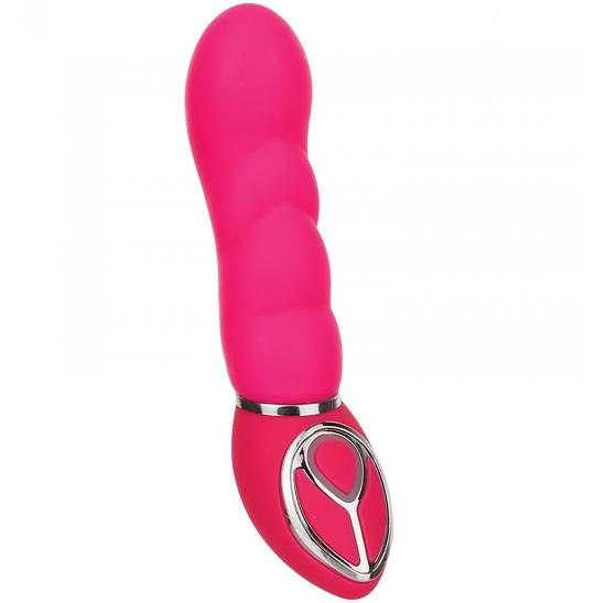 Вибромассажер-фаллоимитатор цвет розовый