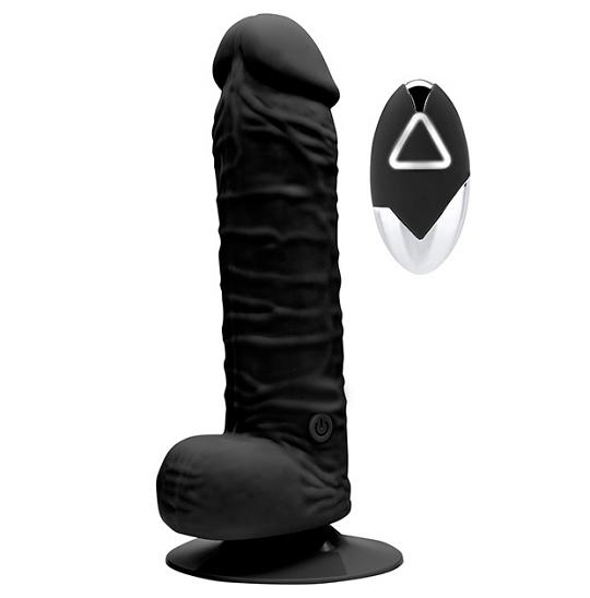 Вибромассажер-фаллоимитатор цвет черный