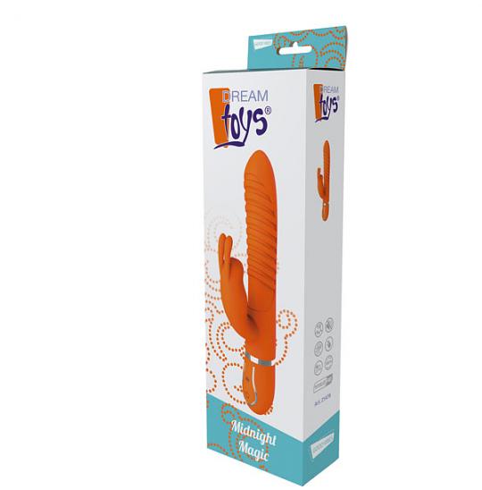 Вибромассажер-фаллоимитатор Midnight Magic цвет оранжевый
