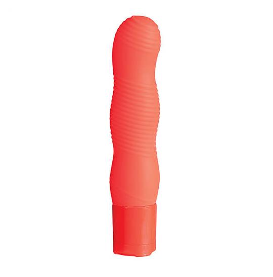 Вибромассажер-фаллоимитатор Pure 3.5 Vibrator Orange цвет красный