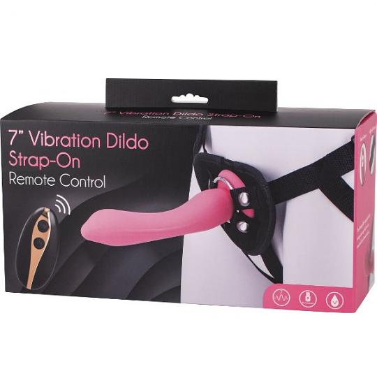 Вибромассажер-фаллоимитатор с креплением на поясе Vibration Dildo 7inch