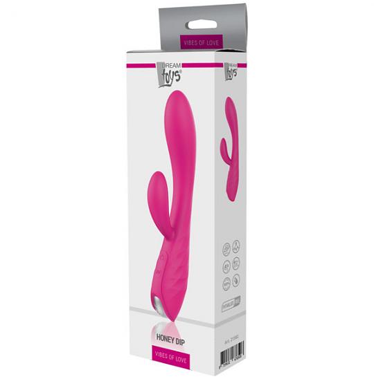 Вибромассажер-клиторальный стимулятор Honey Dip цвет розовый