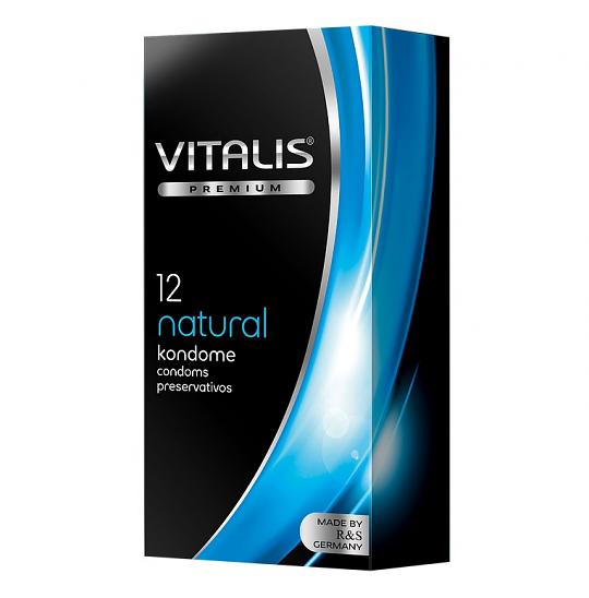 VITALIS Германия Презервативы VITALIS PREMIUM №12 natural - классические (ширина 53mm)