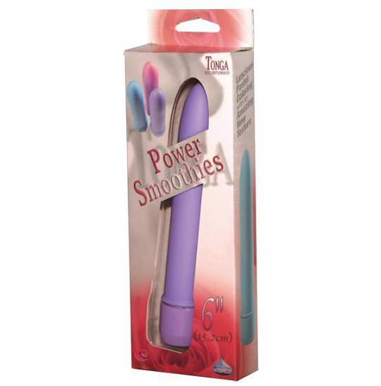 Вибромассажер-фаллоимитатор Power Smothies Puprle цвет фиолетовый