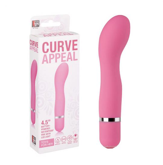 Мини вибратор Curve Appeal цвет розовый