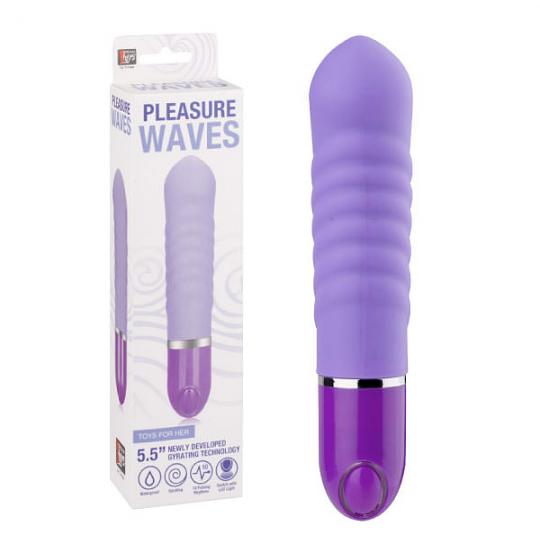 Мини вибратор Pleasure Waves Purple цвет фиолетовый