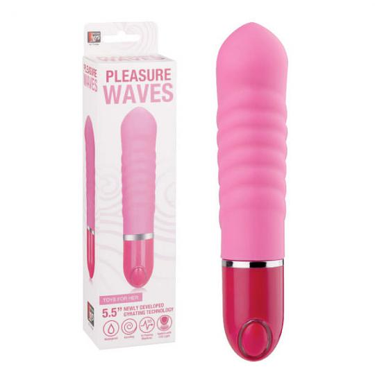 Вибратор Pleasure Waves Pink цвет розовый