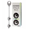 Цепочка шариков для массажа Domino Metallic balls - silver длина 20.0 см