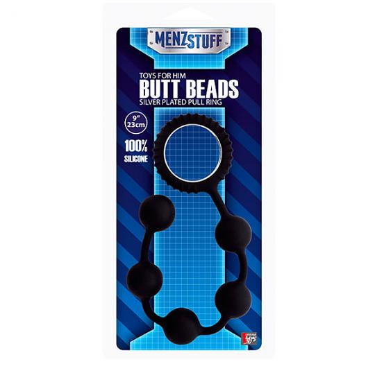 Анальная цепочка Menzstuff butt beads blk цвет черный