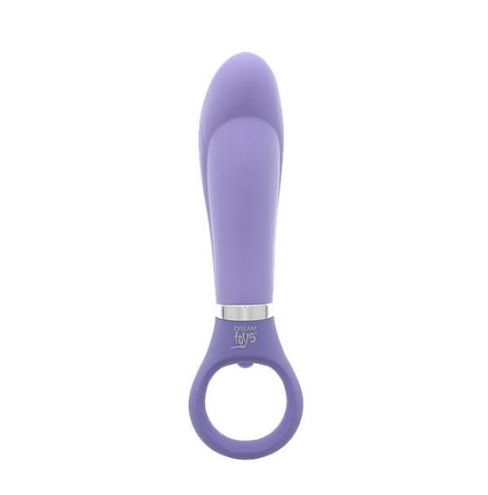 Вибромассажер-клиторальный стимулятор Good Vibes ring-G bulbed цвет фиолетовый
