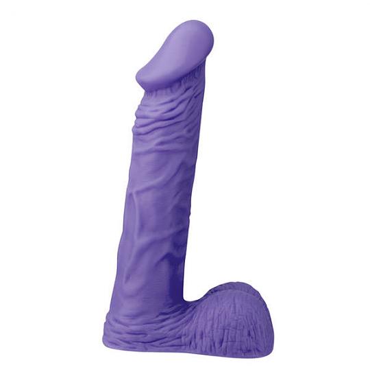 Фаллоимитатор-массажер Xskin 8 PVC Dong Purple цвет фиолетовый