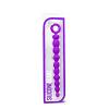 Цепочка шариков для массажа Luxe Silicone Beads Purple цвет фиолетовый цена 1718 руб