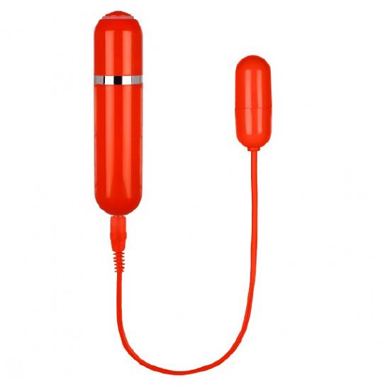 Вибромассажер-клиторальный стимулятор цвет красный
