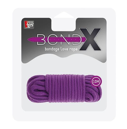 веревка для связывания 10м цвет фиолетовый