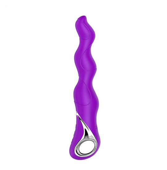 Вибромассажер-фаллоимитатор цвет фиолетовый
